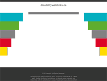 Tablet Screenshot of disabilityweblinks.ca